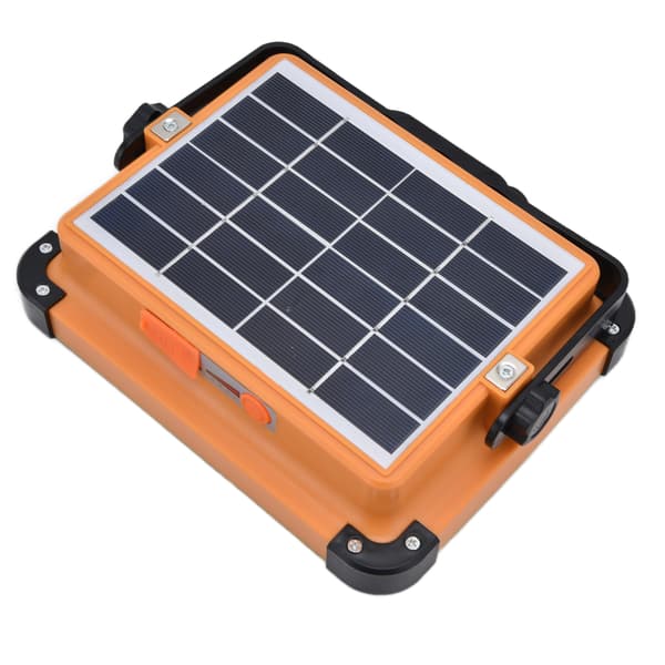 Solar arbeidslys LED oppladbart 4 moduser 1000W vanntett bærbart utendørs arbeidslys for camping