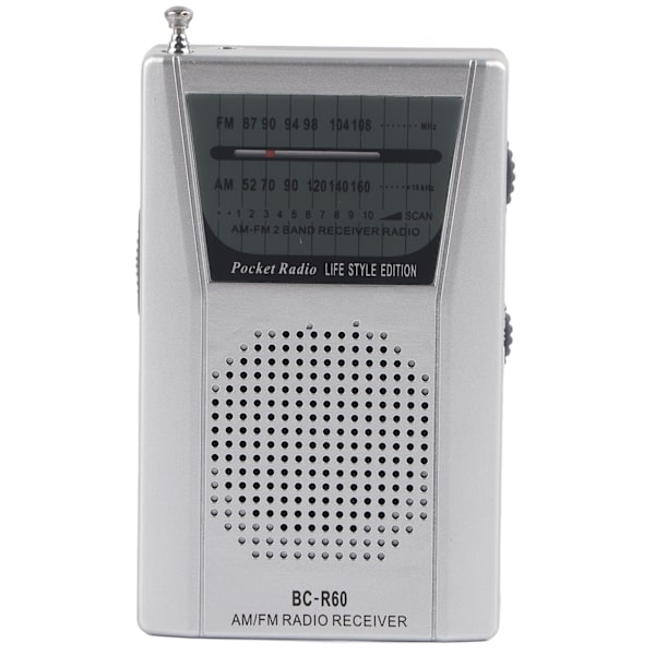 Kannettava AM FM -transistorradio 5W kaiuttimella, paristoilla toimiva taskuradio matkoille, hätätilanteisiin ja kotiin