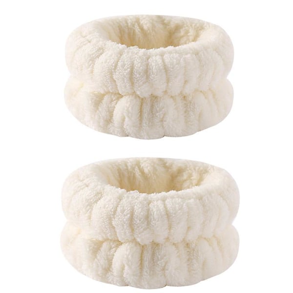 Absorberande Mikrofiber Armband för Ansiktsrengöring - Set med 5 Pack