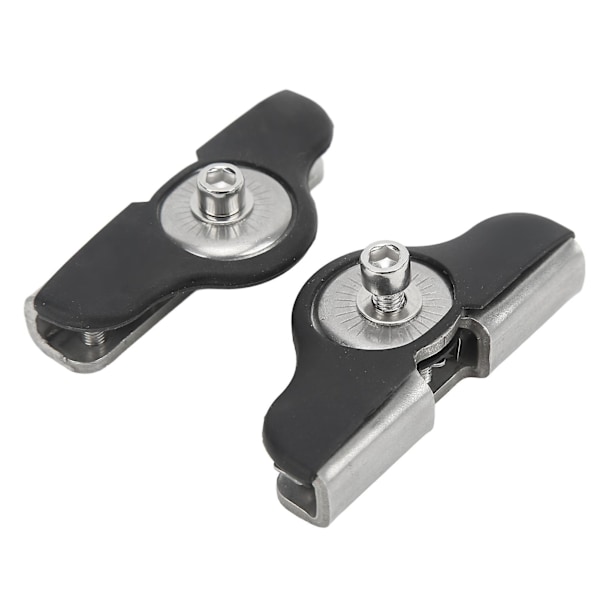 2 STK Arbejdslampe Bar Monteringsbeslag Universal Rustfrit Stål LED Lys Bar Holder