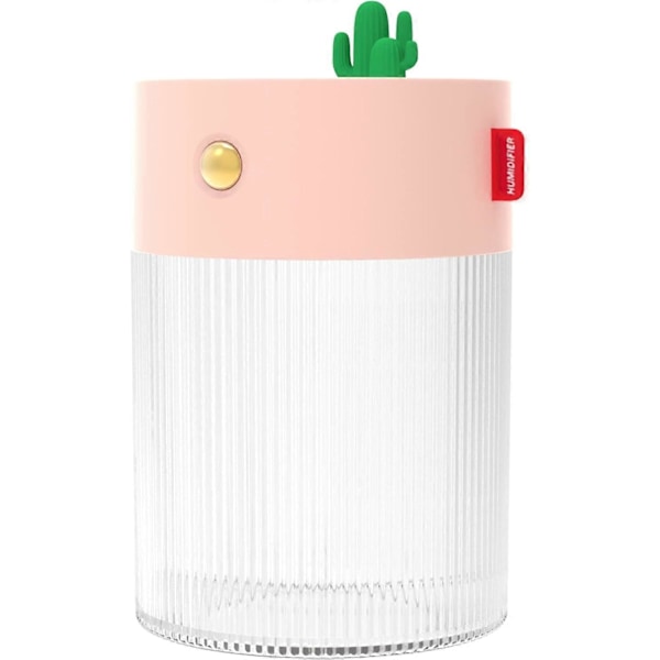 Mini plante luftfukter, trådløs bordluftfukter, med 2 tåkemoduser, 2 nattlysmoduser, egnet