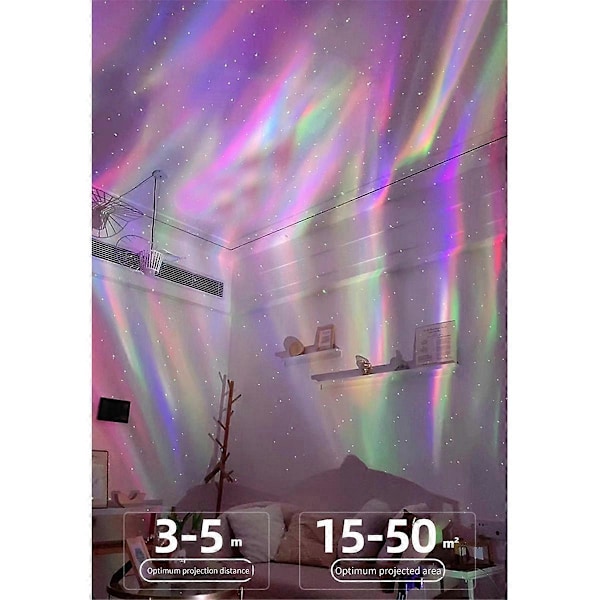 Nordlys Stjerne Lampe LED Stjerneprojektor
