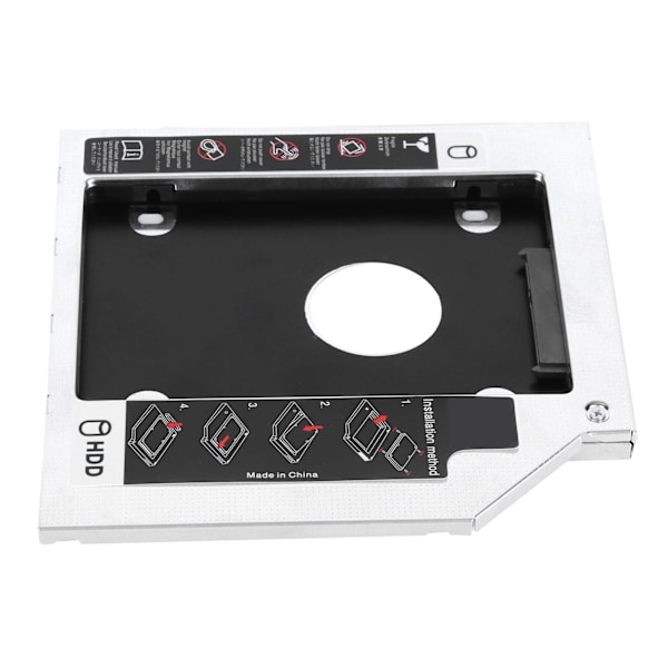 SATA3.0 HDD Caddy 9,5 mm/12,7 mm Universal anden aluminiumslegering computertilbehør til bærbar 9,5 mm