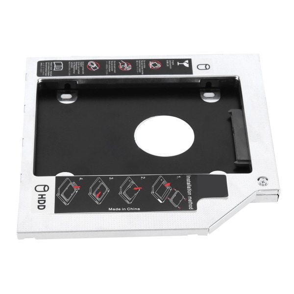 SATA3.0 HDD Caddy 9,5 mm/12,7 mm universal annen aluminiumslegering datamaskintilbehør for bærbar PC9,5 mm