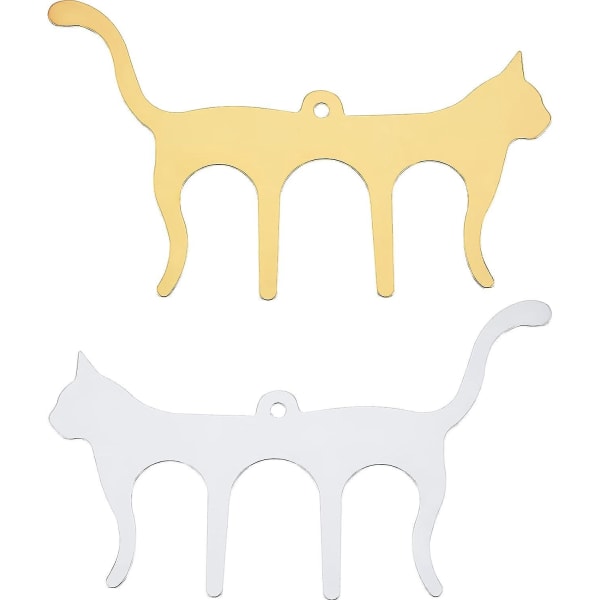 Metallmusikkbokklipp - søtt katteformet bokmerke for notestativ, pianoer, musikere, keyboardlesing
