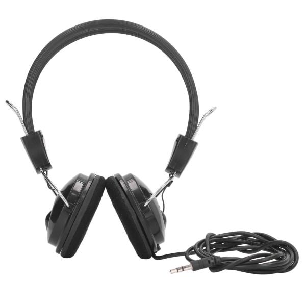 Metalldetektor Headset 32mm HiFi-høyttaler 3,5 mm grensesnitt Øretelefon for telefon nettbrett PC