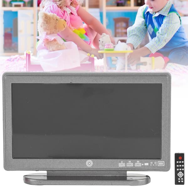 1:12 Moderne Miniature LCD TV Dukkehus Tilbehør Rum Møbler Legetøj