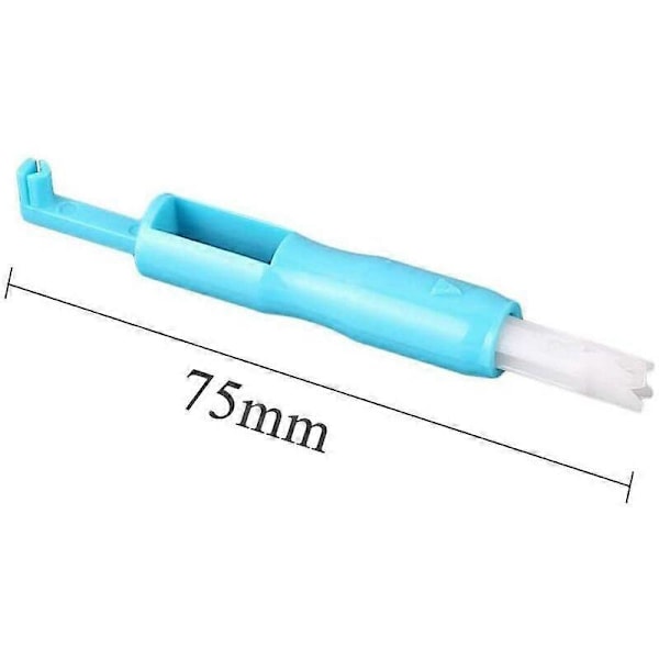 Neulalangoitin ompelukoneeseen, 2 kpl automaattinen muovinen neulalangoitin kotitekoiseen ompelukoneeseen, lankatyökalut sininen 7,5 cm