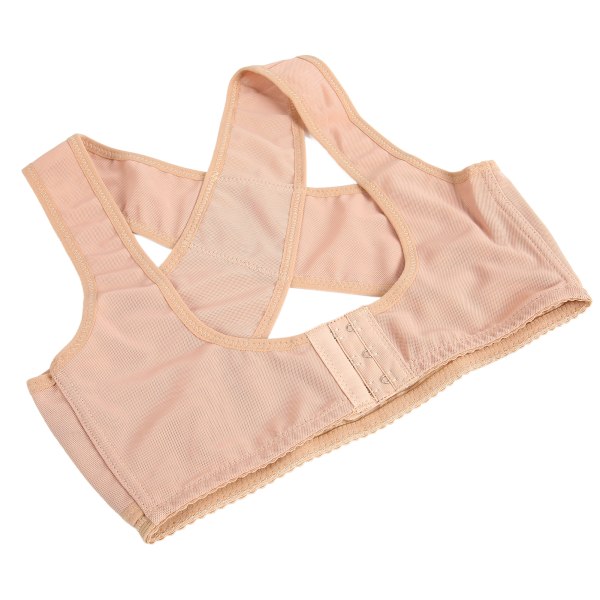 Bröst-BH-stöd Formare Täthet Justerbar Mjuk Andas Elastisk Kvinnor Hållningskorrigerare ShapewearL
