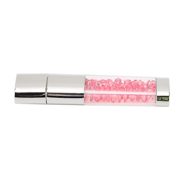 U-disk Unik Bärbar USB 2.0 Hög Hastighets Lagring Överföring Läs Data Flash-enhet Rose Red Diamond 64GB