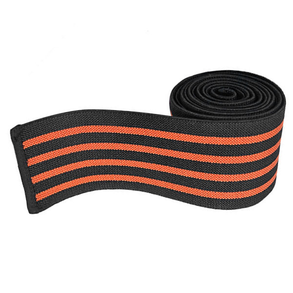 Knäskydd Elastiskt Justerbart Andningsbart Mjukt Knästöd Kompressionsbandage för Utomhussporter 3,1 X 70,9 tum Orange