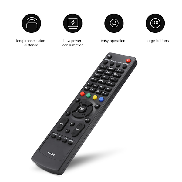 Multifunksjonell Smart Set Top Box Fjernkontroll for HUMAX RM-E08 VAHD-3100S