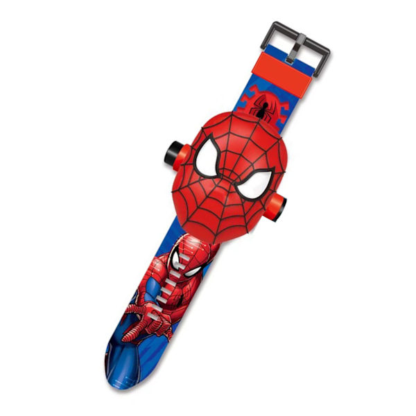Barnens Söta Cartoon Armbandsur Leksak Hög Noggrannhet Barn Projektor Klocka Leksak för 3 till 8 År Gamla Pojkar och Flickor för Spiderman