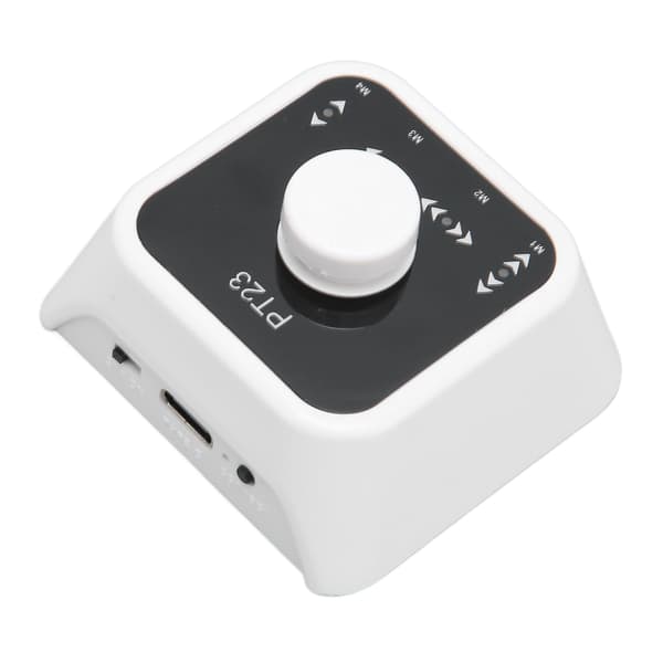 Bluetooth Sidevender Pedal Genopladelig Trådløs Multimedie Controller Tastkontakt til Computer Telefon Hvid