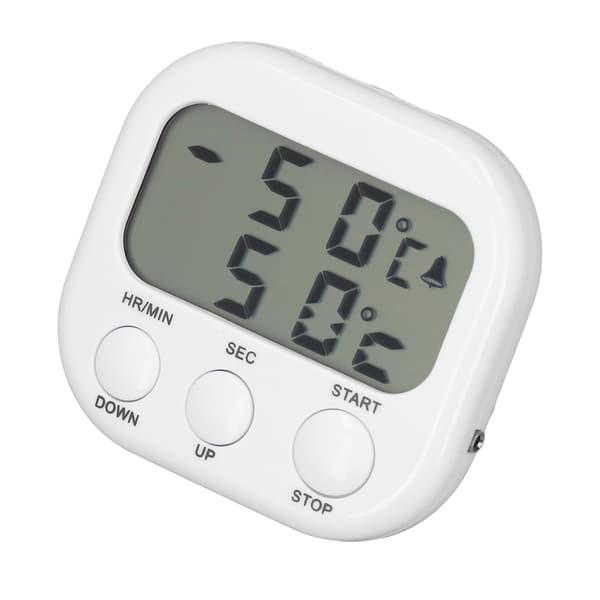 Madtermometer 2 i 1 Digitalt Kødtermometer til Ryger Grill Køkkenovn