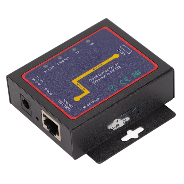 RS232-RJ45-muunnin 10/100M datanopeudella 300 bps - 230400 bps -10℃ - 55℃ IP210-piirisarjalla Windows-järjestelmille