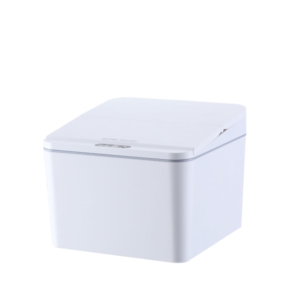 Smart Sensor avfallsdunk - Multifunktionell elektrisk induktionsbehållare - Desktop/bil - Vit