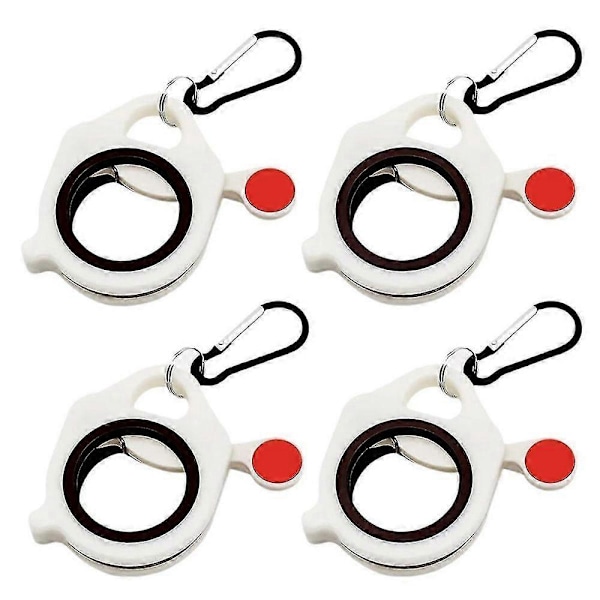 Zip Tie Organizer Kabelbinder Organizer Holder Selvlysende Stærk Effektiv Løsning 4 stk