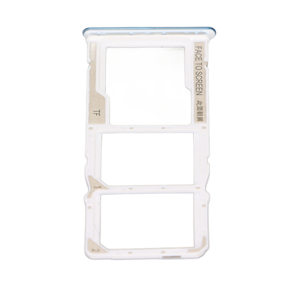 Dobbelt SIM-kortbrett Plast SIM-kortbrett sporholder med kortstift for Xiaomi Redmi Note 10 Blue