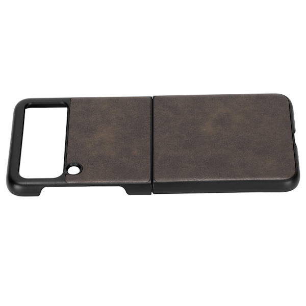 Fodral i äkta läder med militärgrön struktur för Samsung Galaxy Z Flip 3