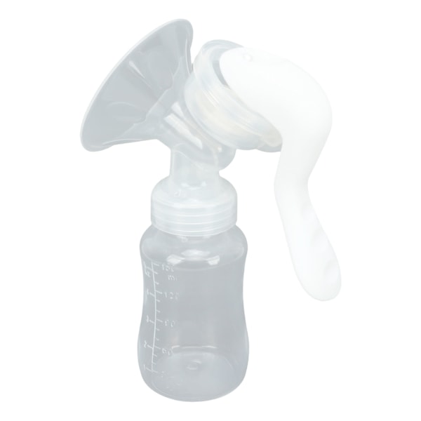 Manuell brystpumpe Sterk sugekraft Myk silikon Brystpumpe for mor 150ml