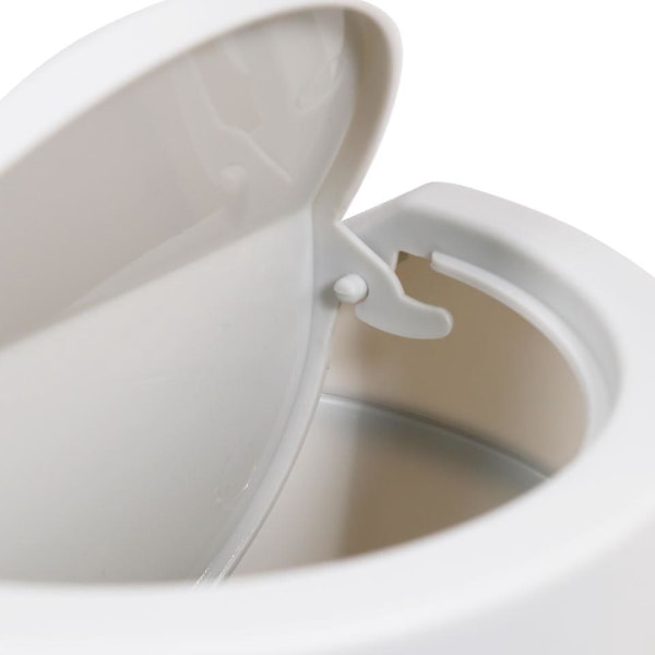 Kompakt Grå Papperskorg för Skrivbord 1 Gallon Liten Soptunna
