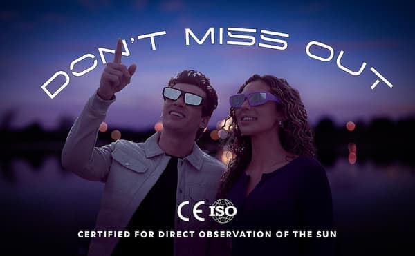 Eclipse Glasses (3-Pack) 2024 Approved Plastic Solar Eclipse Glasses CE & ISO Certified Sunglasses for Kids and Adults