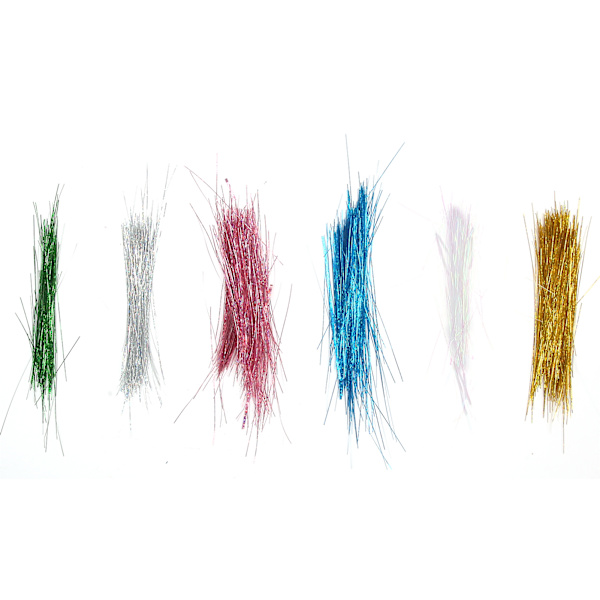 6 pussia kynsien pidennys Nail Art Glitter Lines Värikäs Nail Art Line Sormenpäässä Manikyyri koristelu