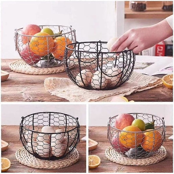 Förvaringskorg för ägg, frukt, grönsaker, för hem, kök