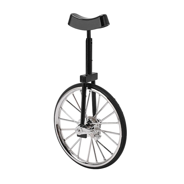 Mini unicykel model i høj simulation holdbar robust legering udsøgt design bred anvendelighed mini unicykel ornament