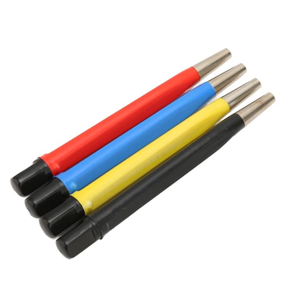 4 stk. ridsebørstepensæt messing stål glasfiber nylon spids rustfjernelse rengøringspen til ur elektroniske applikationer