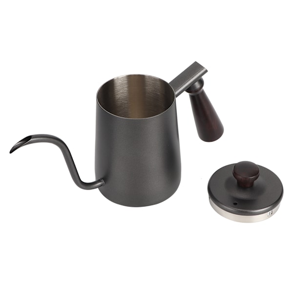 700 ml rustfrit stålkanden til te og kaffe med lang, smal tud til husholdningsbrug