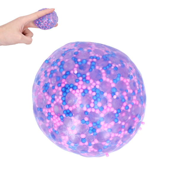 Stressboll för Avkoppling och Stressreducering - Decompressionboll för Barn över 3 År - Lila