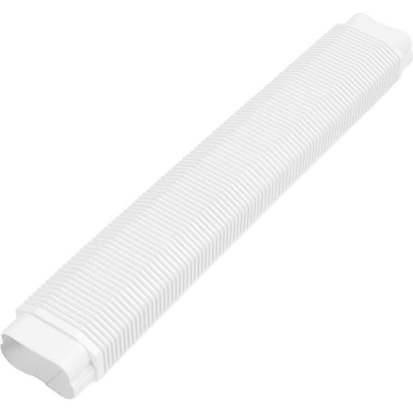 Dekorativ flexibel PVC-hylsa för utomhusluftkonditionering kopparrör, modell 435, rakt linjeskydd.