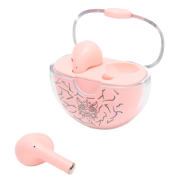 Bluetooth-ørepropper Multifunksjonelle Stilige HiFi-stereolyd Intelligente Støyreduserende Trådløse Gaming-hodetelefoner Rosa