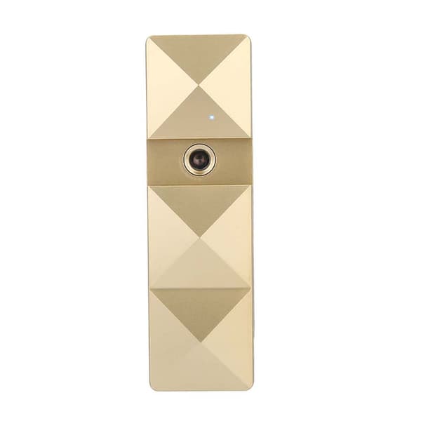 Bærbar USB Nano Handy Mist Spray Luftfugter Ansigtsfugtighed Atomiseringssprøjte Guld
