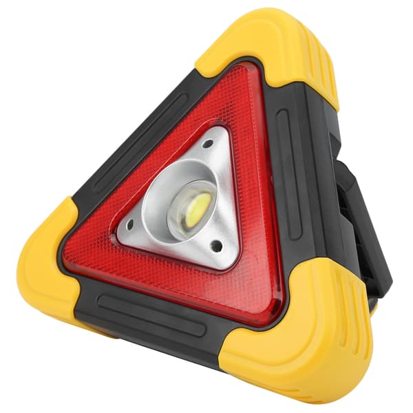 Bilvarseltrekantlampe Nød Multifunksjon Arbeidslys Sikkerhetsblinkende Skilt
