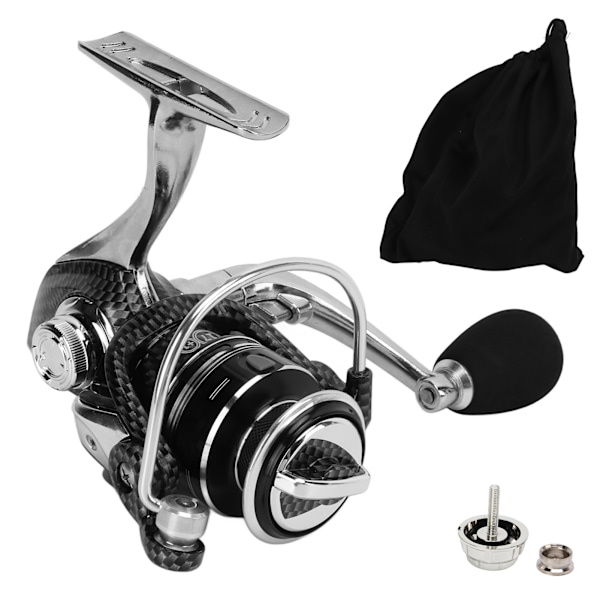5.7:1 Full Metal Spinning Gapless Fiske Rullar Vänster Höger Hand Fiske Hjul för Saltvatten Sötvatten(Série 6000 )