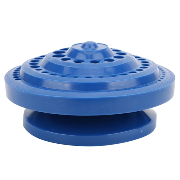Multifunksjonell drillboks verktøy oppbevaringsboks rund form drill bits multi hull DIY plastboks