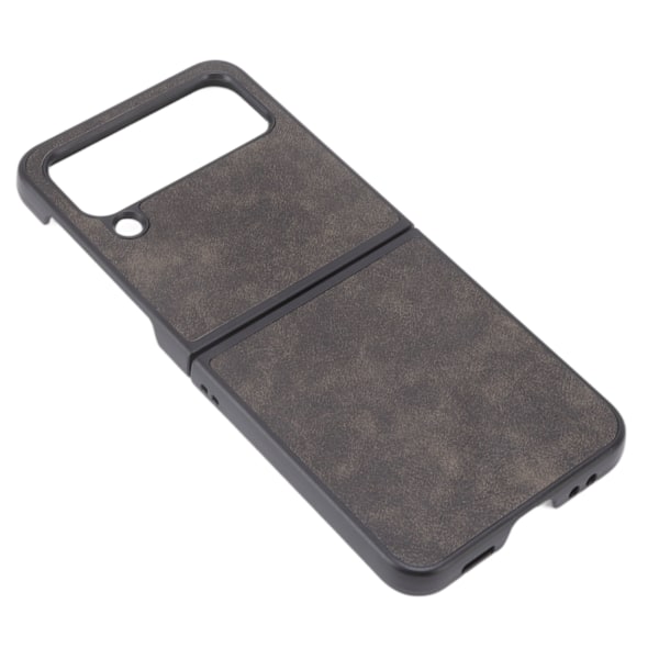 Fällbart skärmskydd i läder för Samsung Galaxy Z FLIP 4, kamouflagegrön