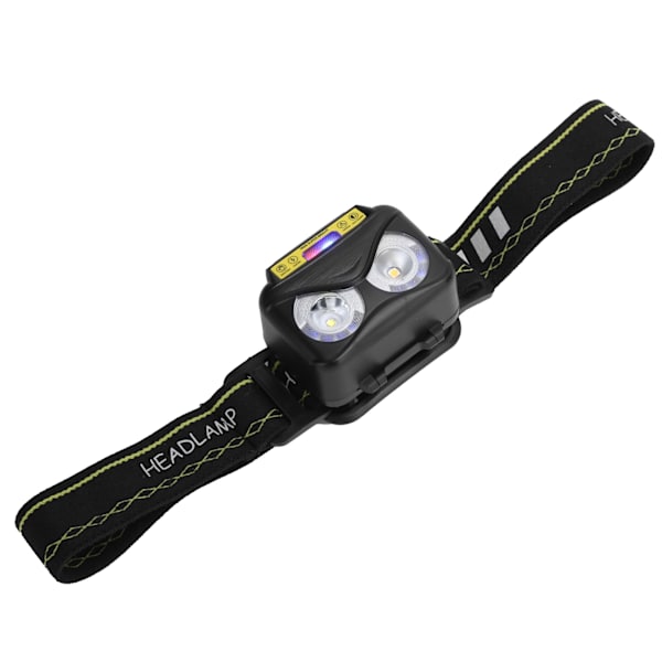 Ljusare strålkastare XPG+COB USB Human Induction Laddning Utomhus Vattentät Vandringsljus