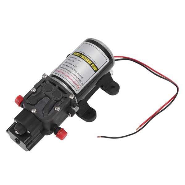 Membranvattenpump Självsugande Intermittent Membranpump Högtrycksvattenpump för Hem och Marin RL 3201 (12V)