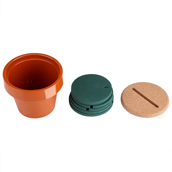 Nyhed Potted Cactus Cup Mat Pad Varmeisolering Coasters Bord Skrivebordsdekoration