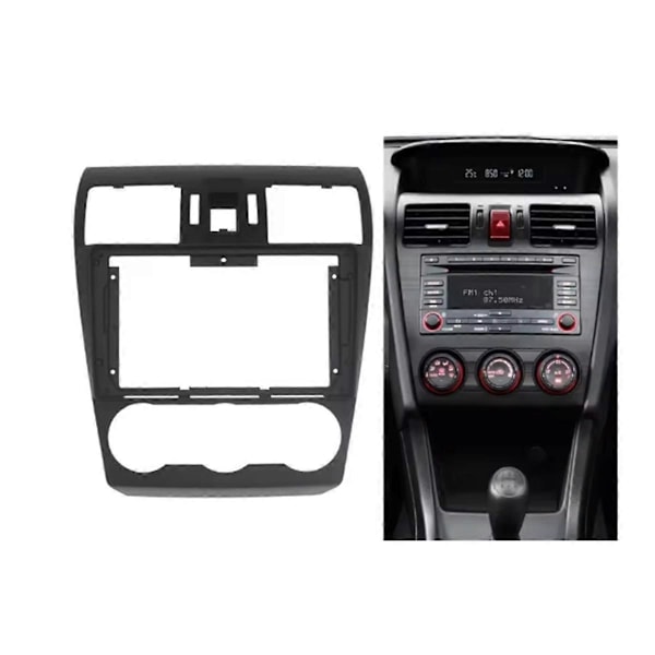 Bil 9 Tum Radio Fascia GPS Navigationspanel för Subaru Forester Svart