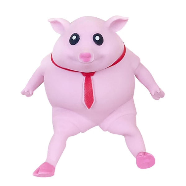 Pig Squishy leketøy, søt rosa gris dekompresjonsventil leke for barn og voksne