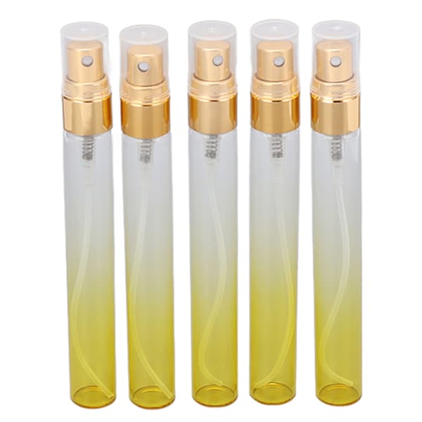 5 stk. 10 ml genopfyldelig parfumeatomizerbeholder, bærbar mini tom glasparfumesprayflaske til rejser