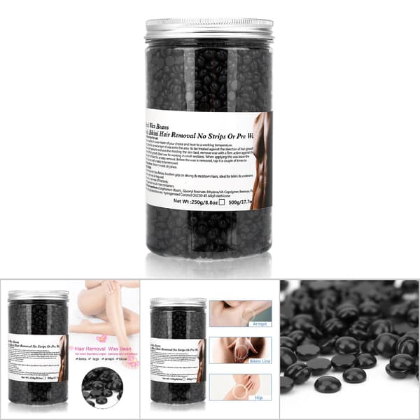 Hård voksbønne til hårfjerning, kropspleje, bikini, benhårfjerner 500g chokolade