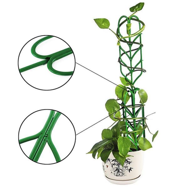 Hagestativ Klatreplanter Støtte DIY Plaststativ for Potteplanter