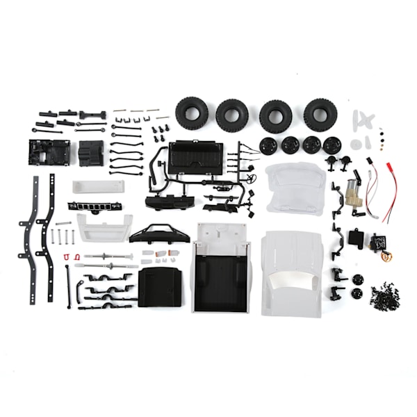 C24 2.4G DIY RC-bil KIT 4WD Fjärrkontroll Crawler Off Road Flyttbar Maskin Bilar Barnleksaker