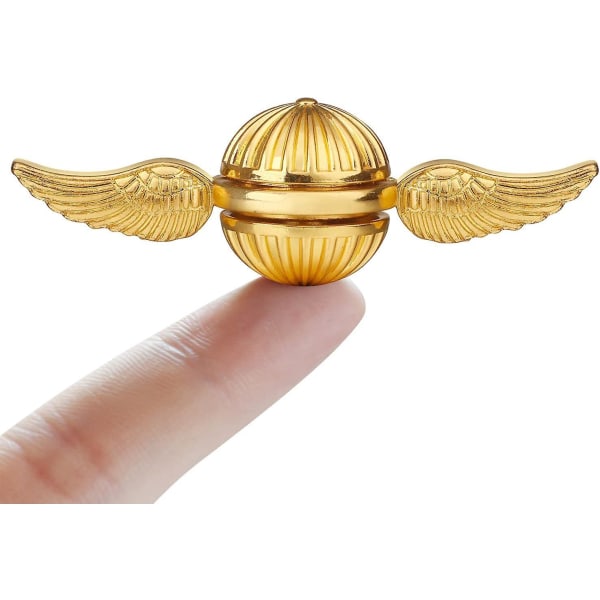 Golden Infinity Alloy Fidget Spinner leksak med högpresterande kullager, antistress för barn och vuxna, fingerspinn